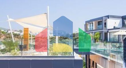 Доступные квартиры в центре Бодрума с видом на Море и город!