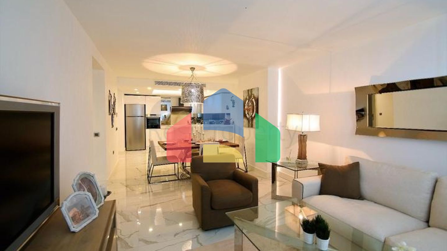 Доступные квартиры в центре Бодрума с видом на Море и город!