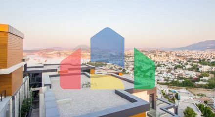 Доступные квартиры в центре Бодрума с видом на Море и город!