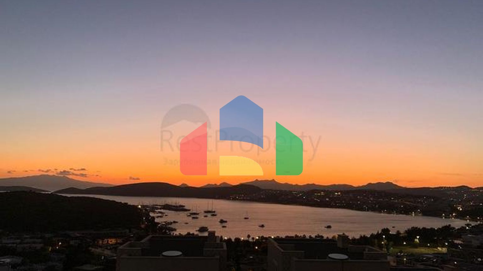 Доступные квартиры в центре Бодрума с видом на Море и город!