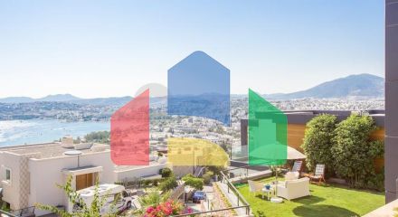 Доступные квартиры в центре Бодрума с видом на Море и город!