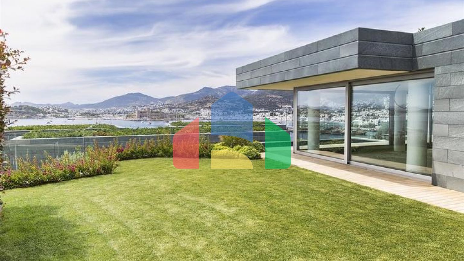 Вілли з видом на головний замок Бодрума та острови Кос і Караада