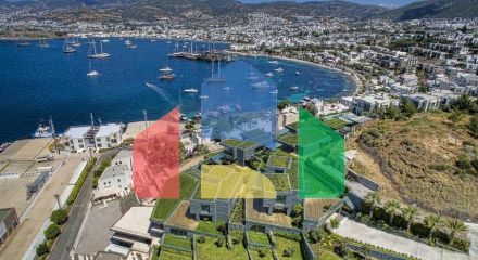 Вілли з видом на головний замок Бодрума та острови Кос і Караада