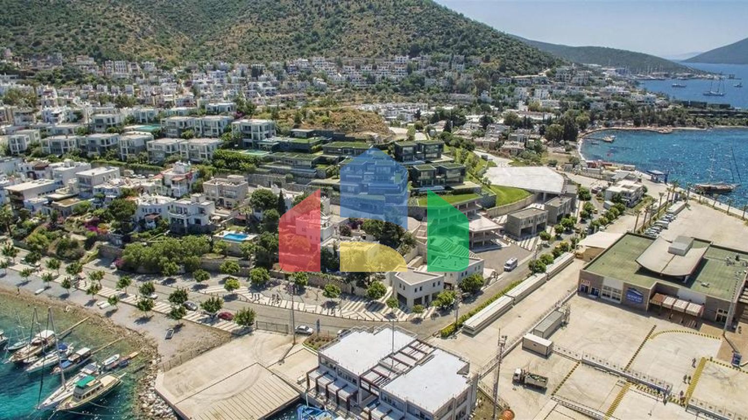 Вілли з видом на головний замок Бодрума та острови Кос і Караада