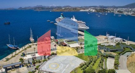 Вілли з видом на головний замок Бодрума та острови Кос і Караада