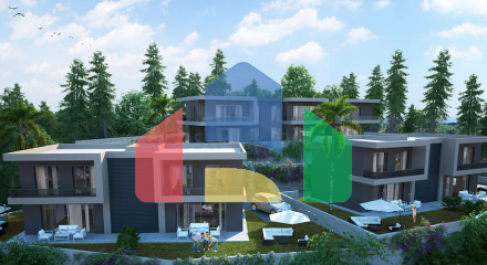 A new investment project surrounded by forests at the excavation stage in the Bogazichi area