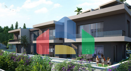 A new investment project surrounded by forests at the excavation stage in the Bogazichi area