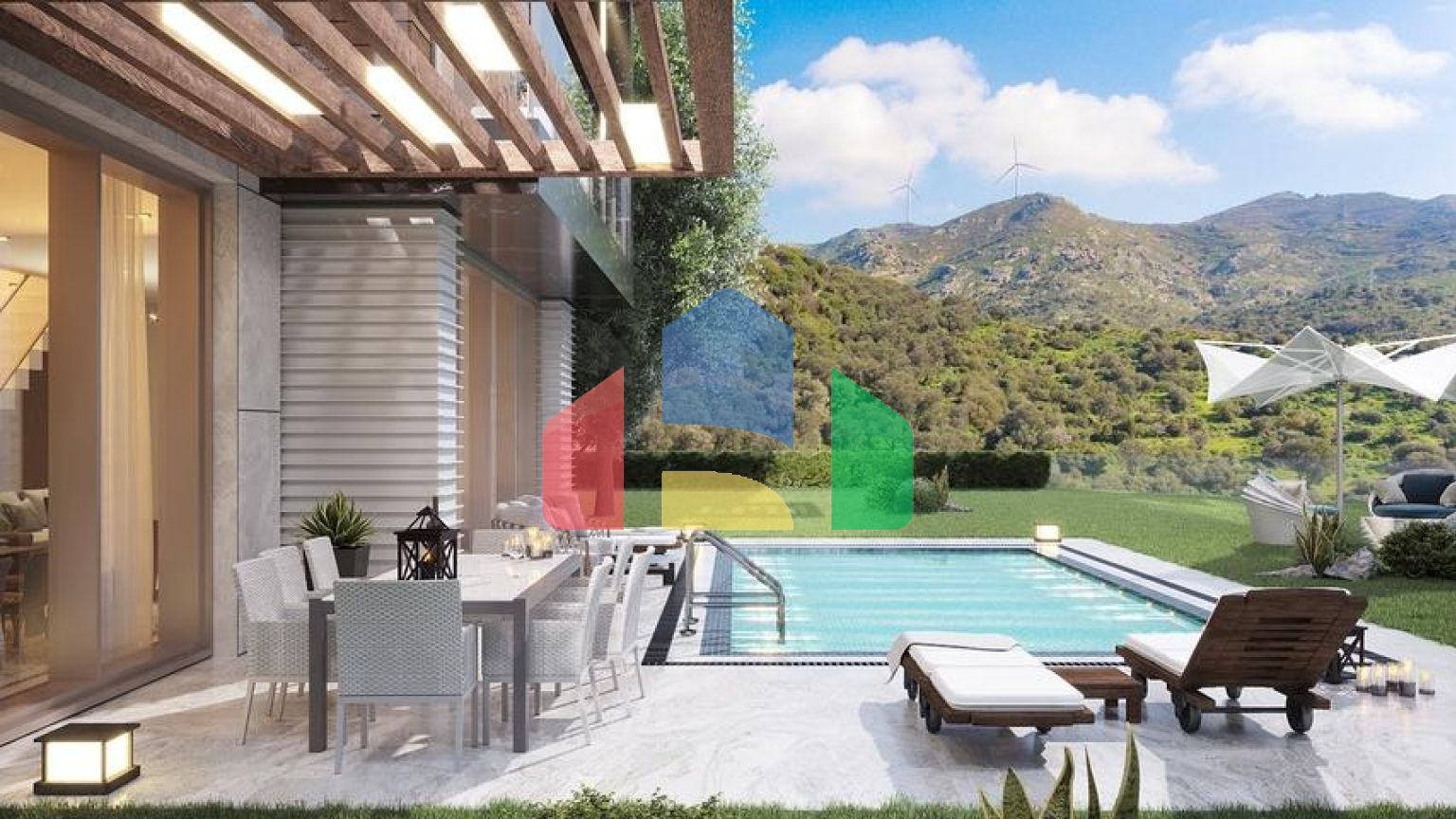 Розкішний проект вілл на стадії будівництва в районі Яликавак