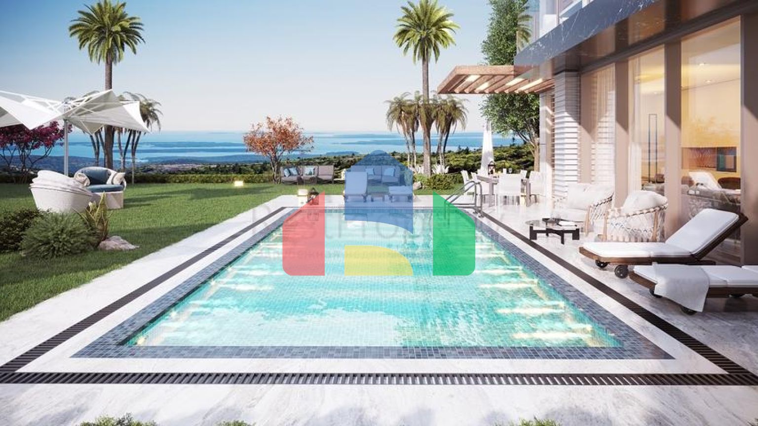 Розкішний проект вілл на стадії будівництва в районі Яликавак