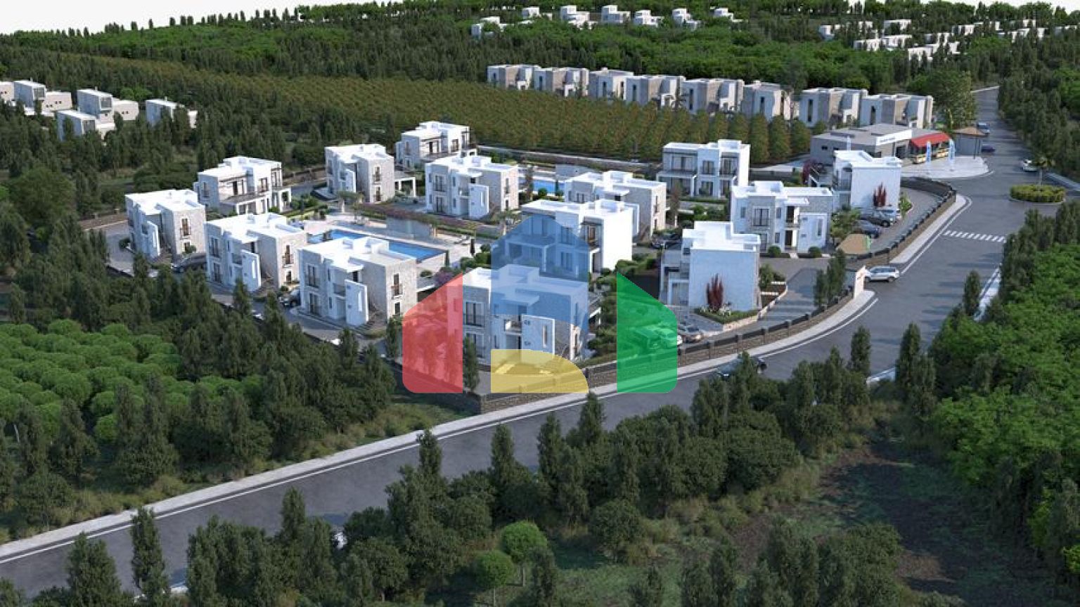 Розкішні резиденції в мальовничому районі Туркбюкю