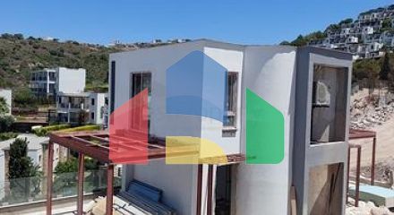 Комплекс современных вилл на берегу Эгейского моря в Бодруме