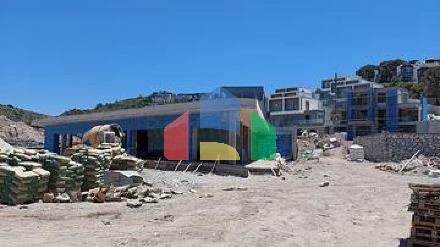 Комплекс современных вилл на берегу Эгейского моря в Бодруме