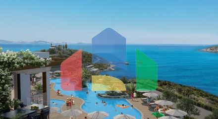 Комплекс современных вилл на берегу Эгейского моря в Бодруме