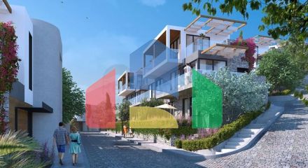 Комплекс современных вилл на берегу Эгейского моря в Бодруме