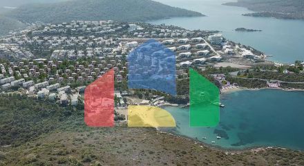 Комплекс современных вилл на берегу Эгейского моря в Бодруме