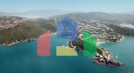 Комплекс современных вилл на берегу Эгейского моря в Бодруме