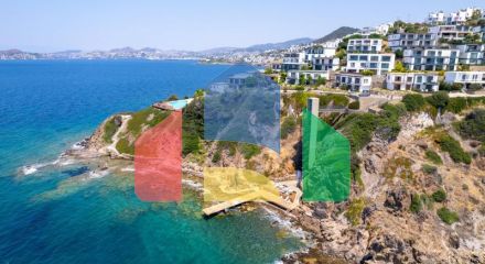 Квартира 2+1 с видом на море в Бодрум