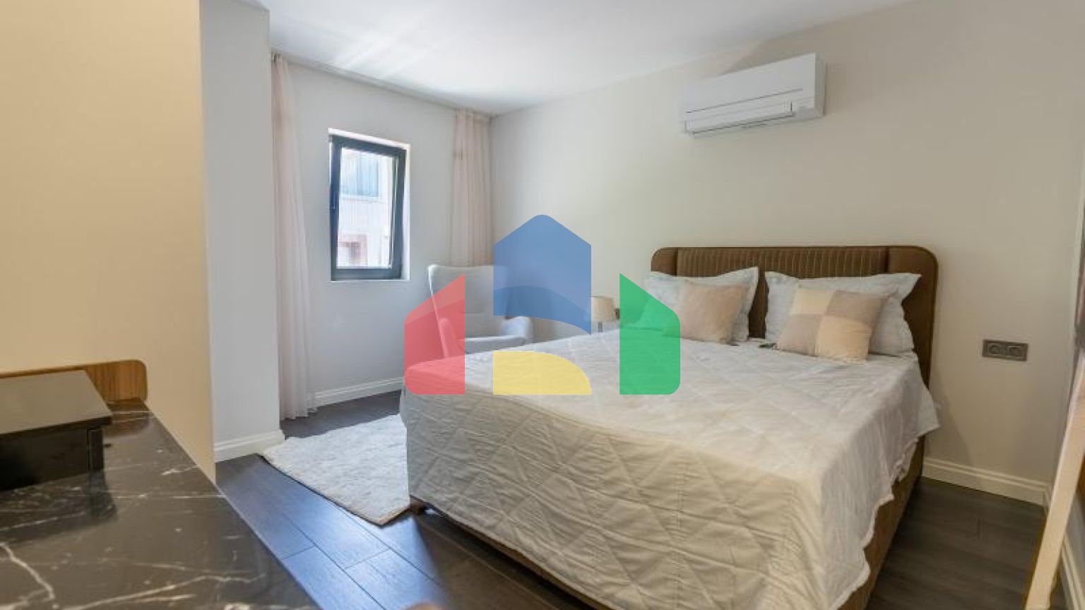 Квартира 2+1 с видом на море в Бодрум