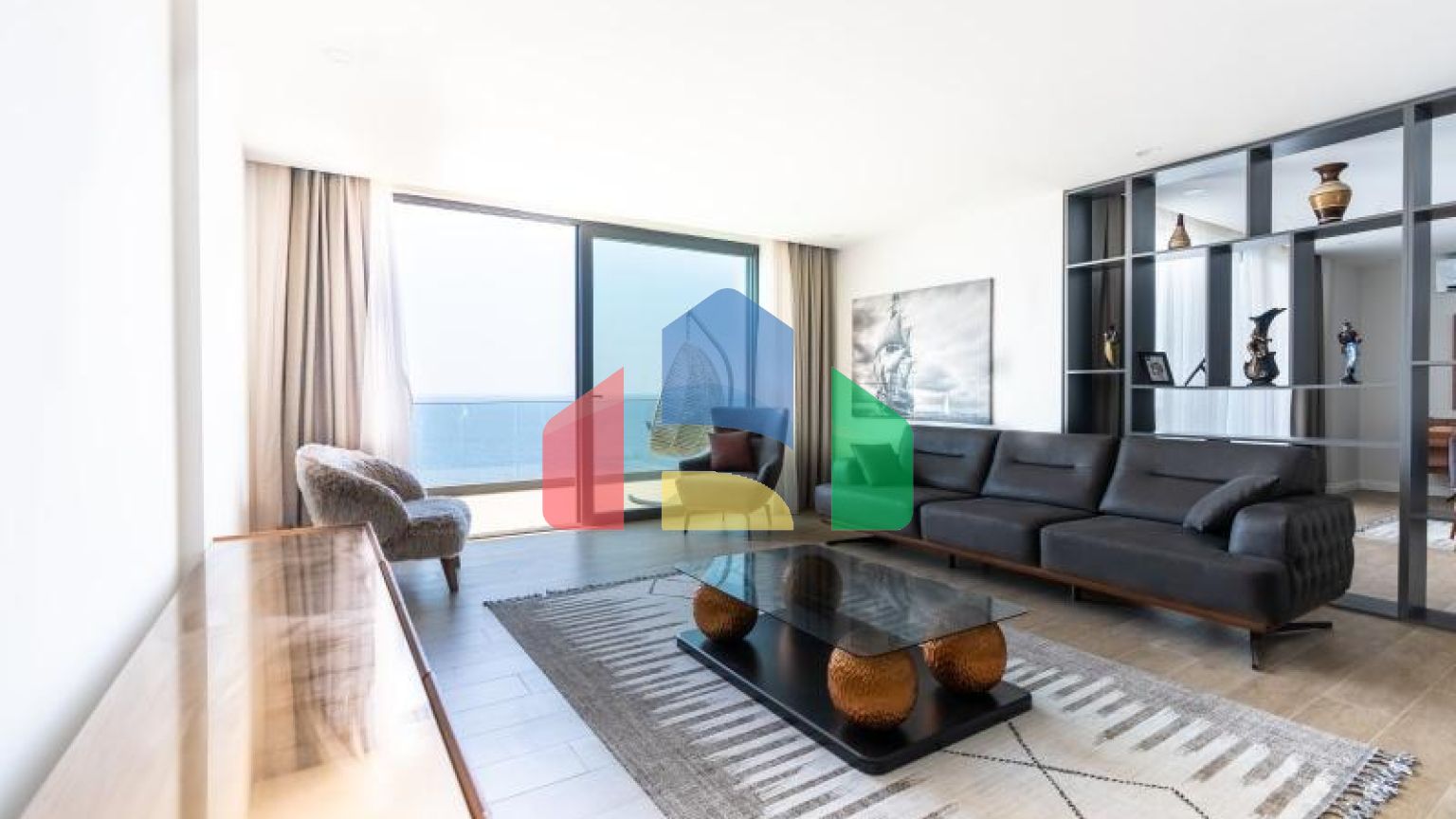 Дюплекс 4+1 с видом на море в Бодрум