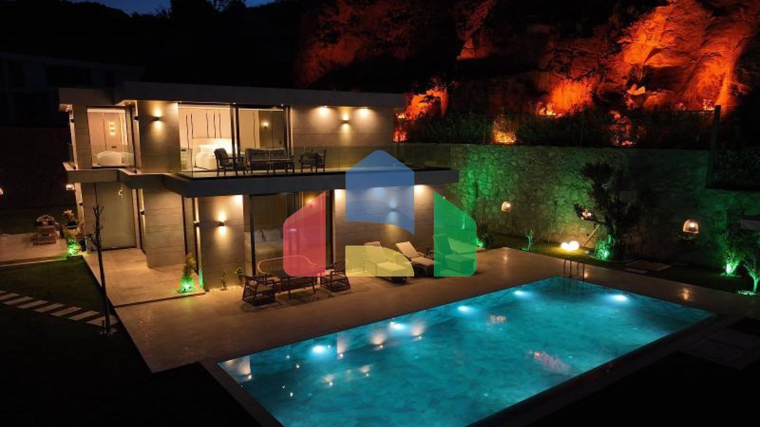 Вілла 5 + 1 з видом на море в Бодрум