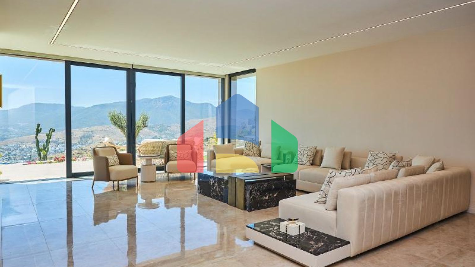 Вілла 5 + 1 з видом на море в Бодрум