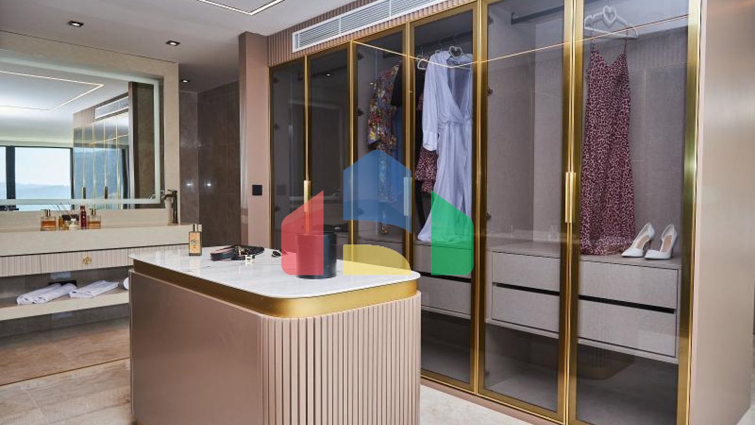 Вілла 5 + 1 з видом на море в Бодрум