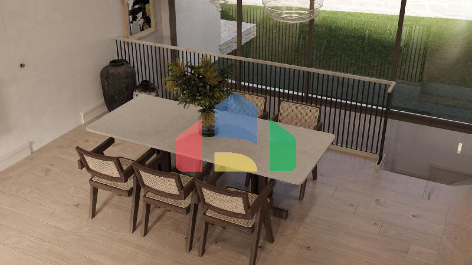 Квартира 3+1 с видом на море в Бодрум