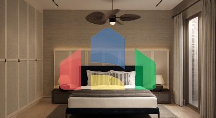 Квартира 3+1 с видом на море в Бодрум