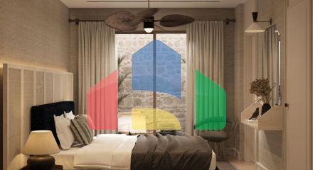 Квартира 3+1 с видом на море в Бодрум