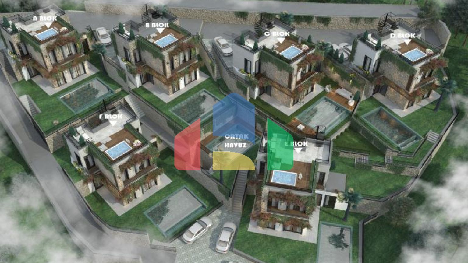 Пентхаус 2+1 в Бодрум