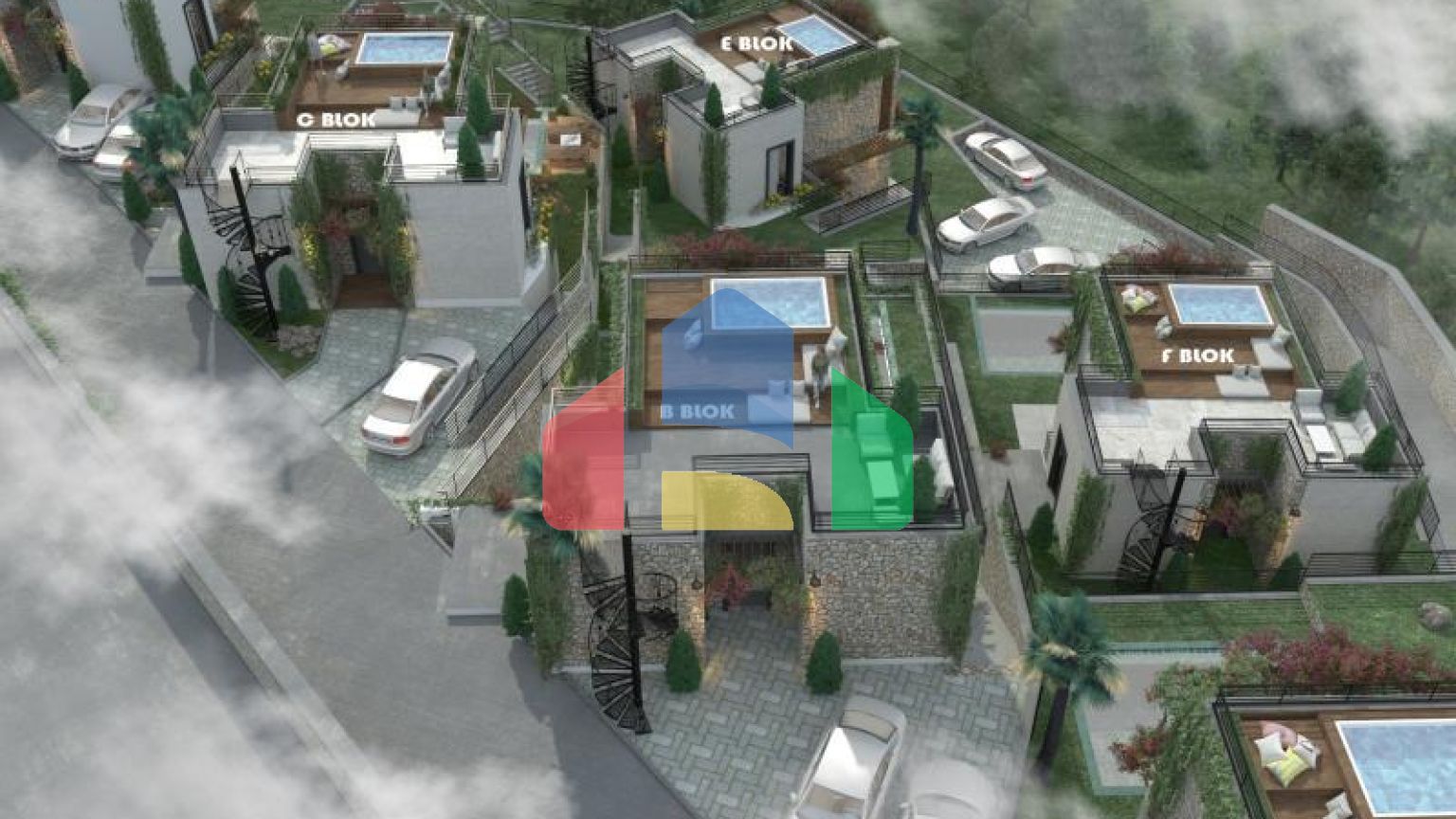 Пентхаус 2+1 в Бодрум