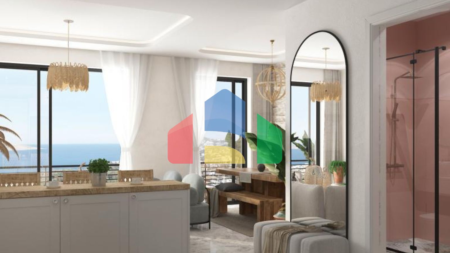 Пентхаус 2+1 в Бодрум