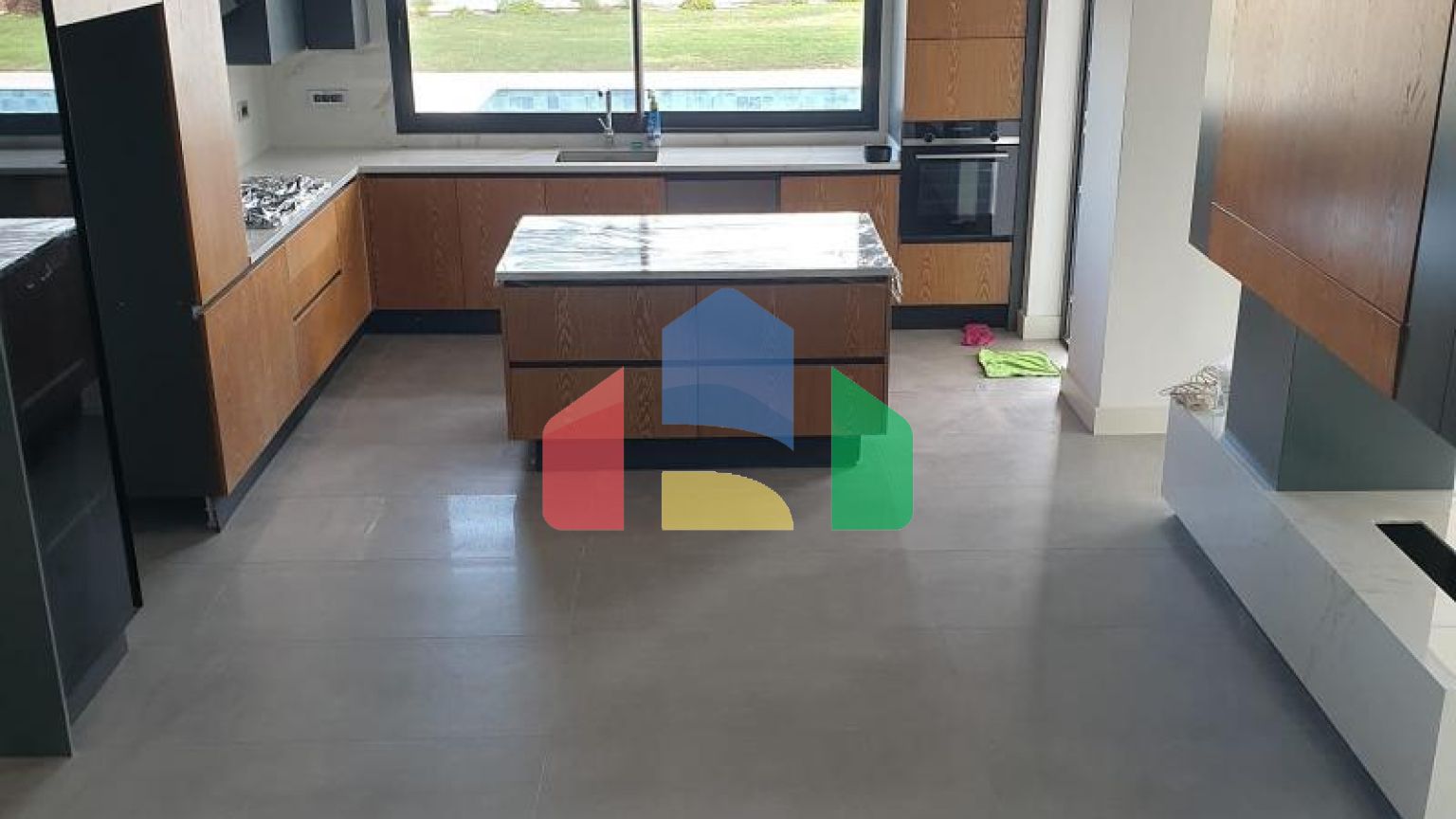 Вилла 5+1 с видом на море в Бодрум