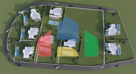 Вилла 5+1 с видом на море в Бодрум