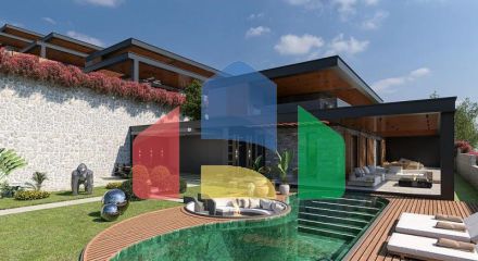 Вилла 4+1 с видом на море в Бодрум