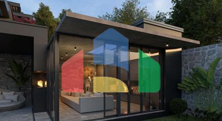 Вилла 4+1 с видом на море в Бодрум