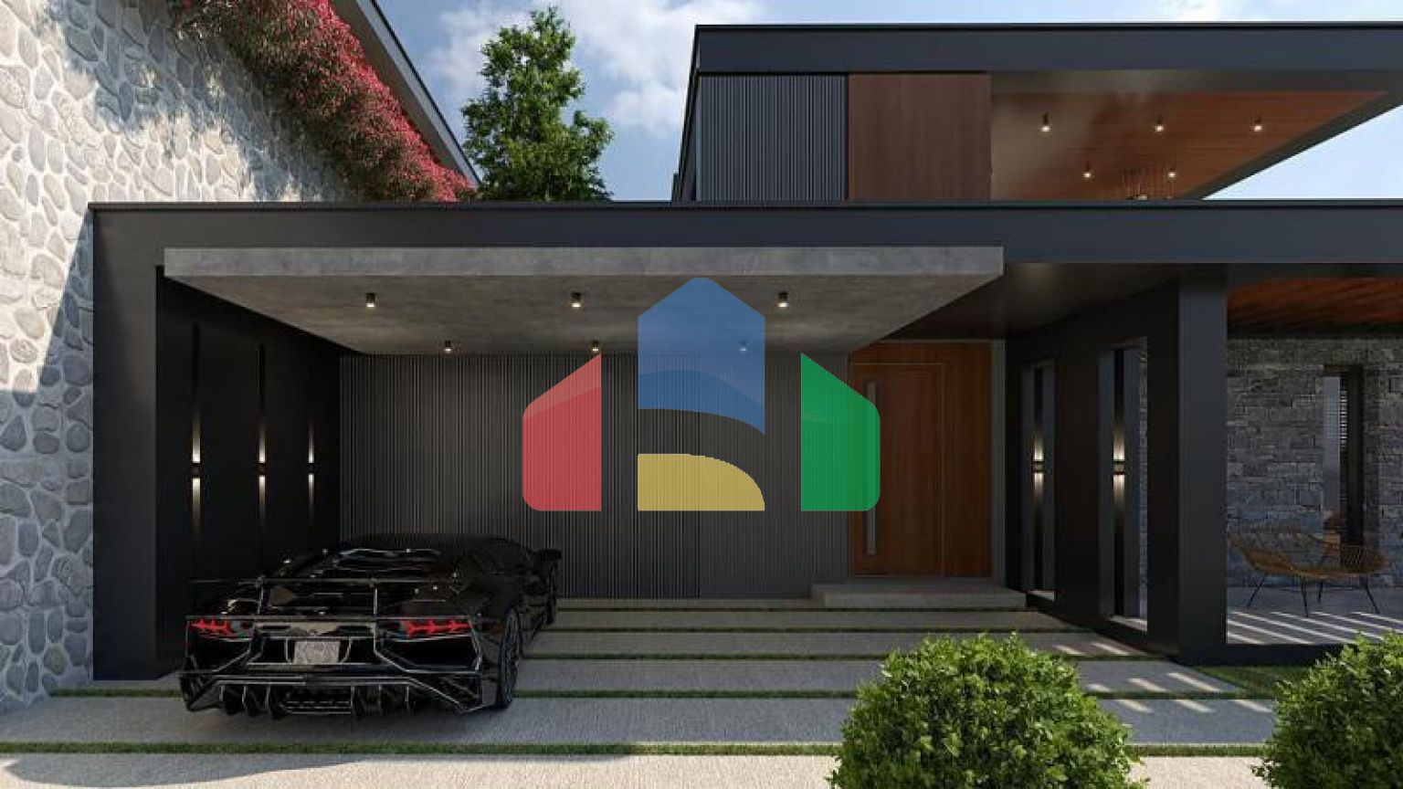 Вилла 4+1 с видом на море в Бодрум