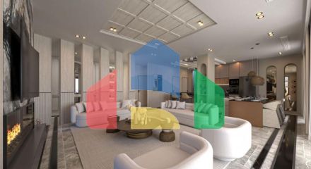 Вилла 4+1 с видом на море в Бодрум