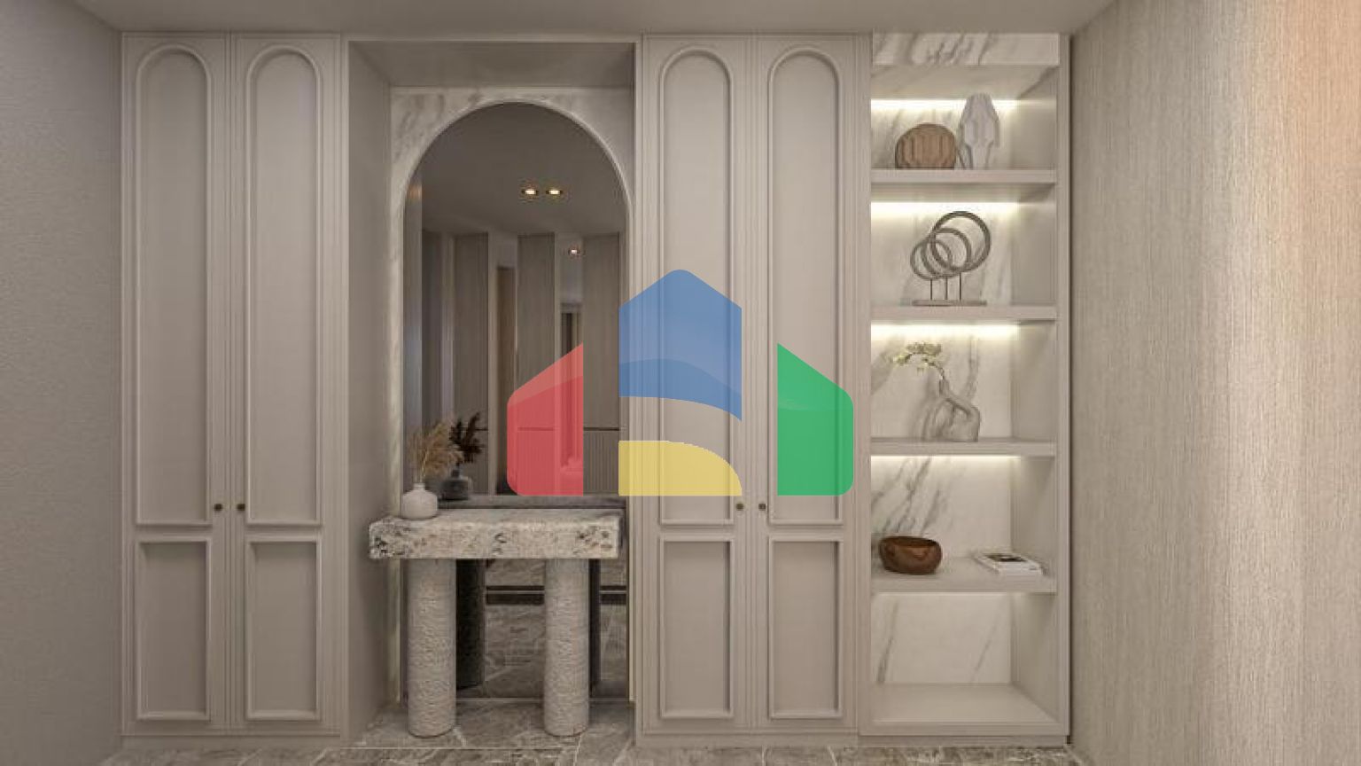 Вилла 4+1 с видом на море в Бодрум