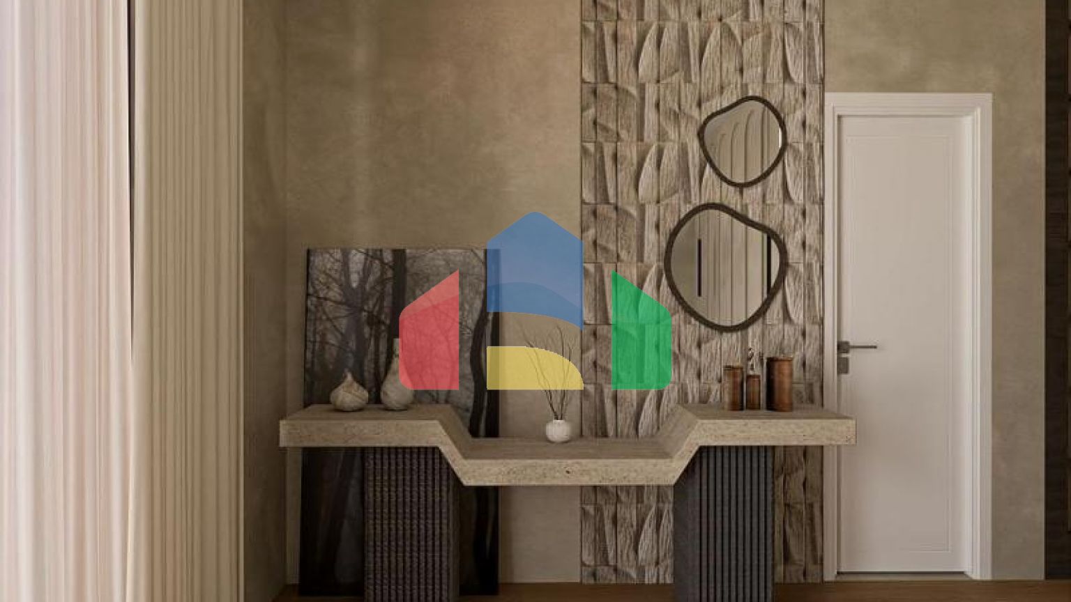 Вилла 4+1 с видом на море в Бодрум