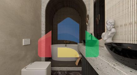 Вилла 4+1 с видом на море в Бодрум