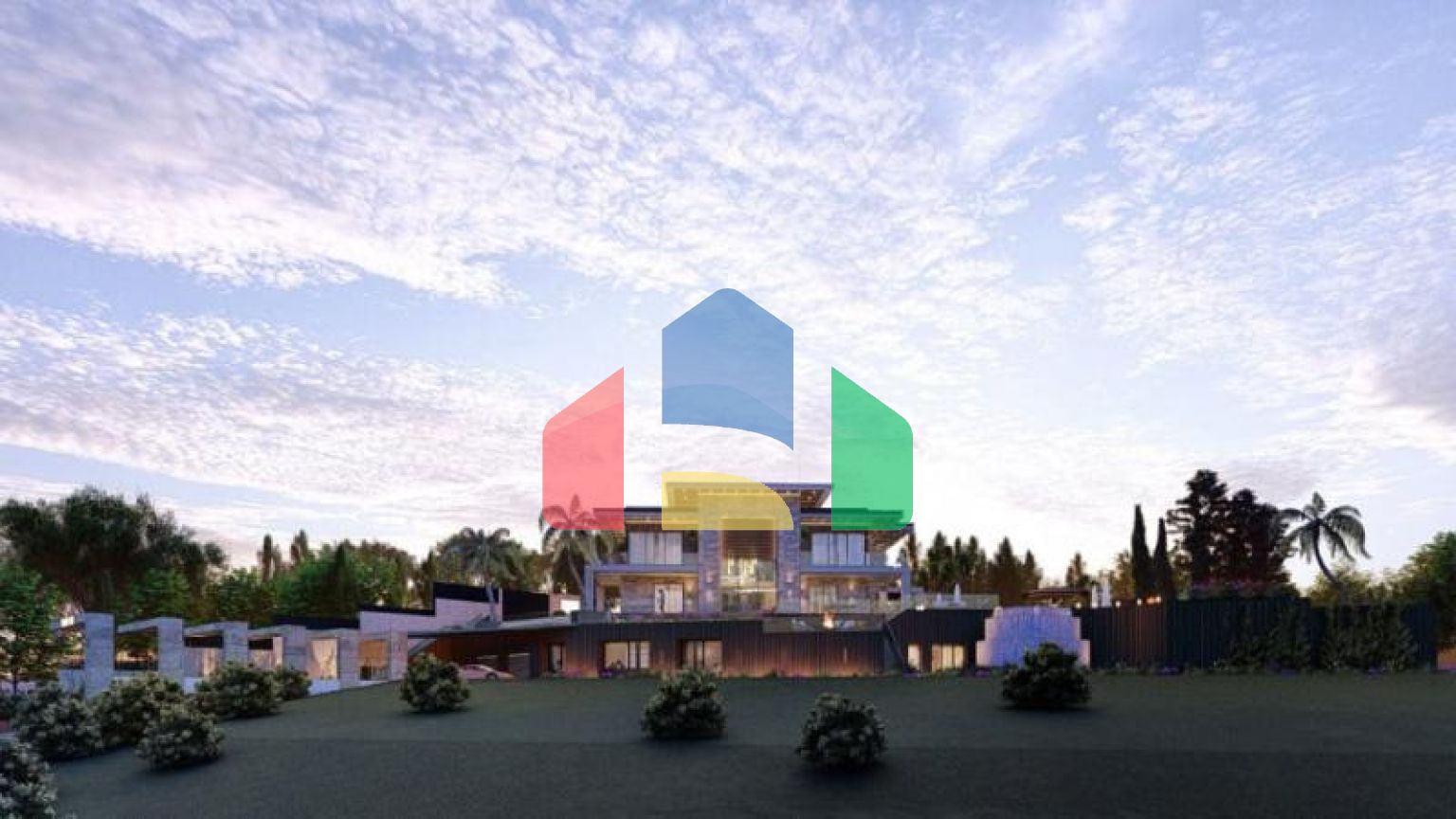 Вилла 5+1 с видом на море в Бодрум