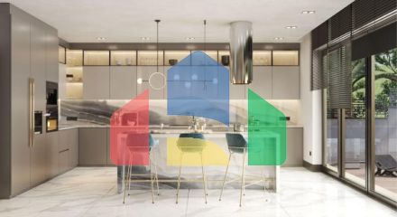 Вилла 5+1 с видом на море в Бодрум