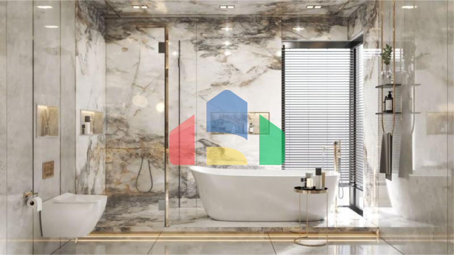 Вилла 5+1 с видом на море в Бодрум