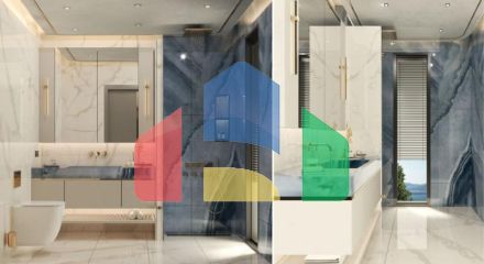 Вилла 5+1 с видом на море в Бодрум