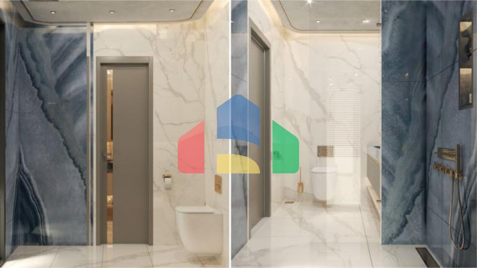 Вилла 5+1 с видом на море в Бодрум