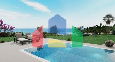 Вилла 4+1 с видом на море в Бодрум