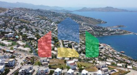 Вилла 4+1 с видом на море в Бодрум