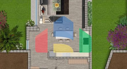 Вилла 4+1 с видом на море в Бодрум