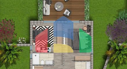 Вилла 4+1 с видом на море в Бодрум